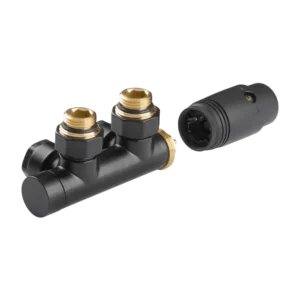 ZESTAW DO DOLNEGO PODŁĄCZENIA ZESPOLONY TYPU DUOPLEX CZARNY PROV