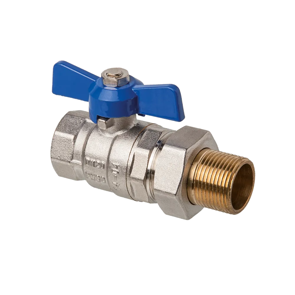 ZAWÓR KULOWY WODNY ZE ŚRUB. Z MOTYL. TYP CIĘŻKI PROV 1/2"