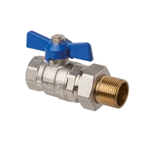 ZAWÓR KULOWY WODNY ZE ŚRUB. Z MOTYL. TYP CIĘŻKI PROV 1"